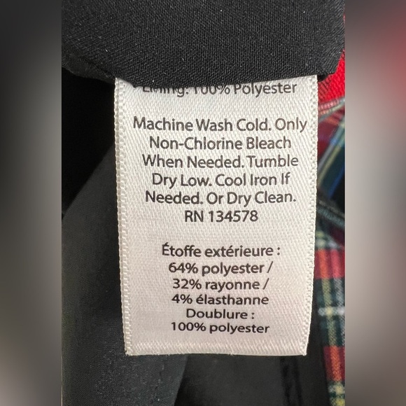 Vineyard Vines Jolly Plaid Flutter Sleeve Shift Dress - Picture 8 of 10